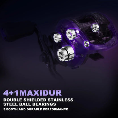 Baitcaster Fishing Rod and Reel Combo