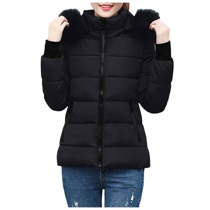 Women's Lightweight Down Winter Jacket             And Warm Winter Coat Feather Light  Adult Medium Winter Coat Women plus Size