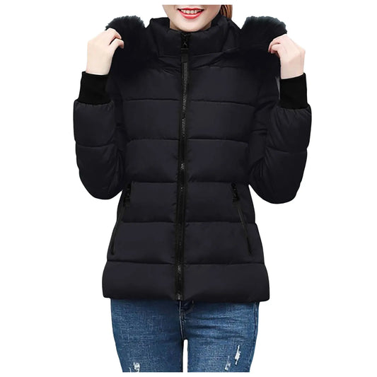 Women's Lightweight Down Winter Jacket             And Warm Winter Coat Feather Light  Adult Medium Winter Coat Women plus Size