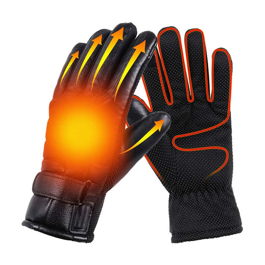 Leather Heated Gloves