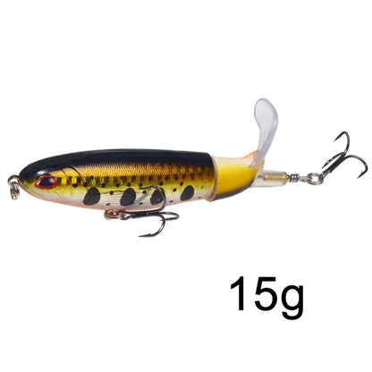 1-8Pcs Topwater Fishing Lure Whopper Popper