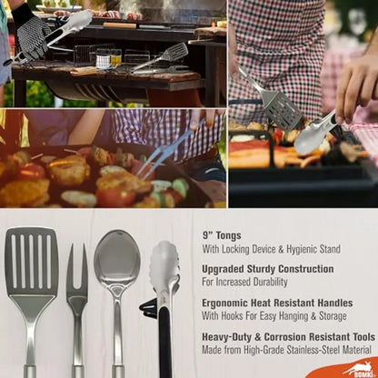 Grilling and Camping Cooking Utensils Set