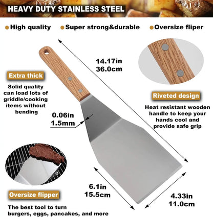 8pcs Professional Griddle Accessories Kit