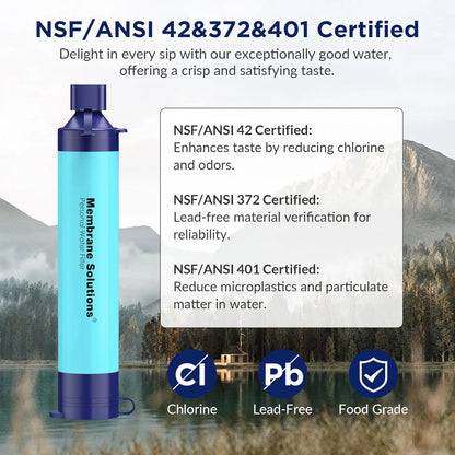 NSF Certified Water Filter Straw