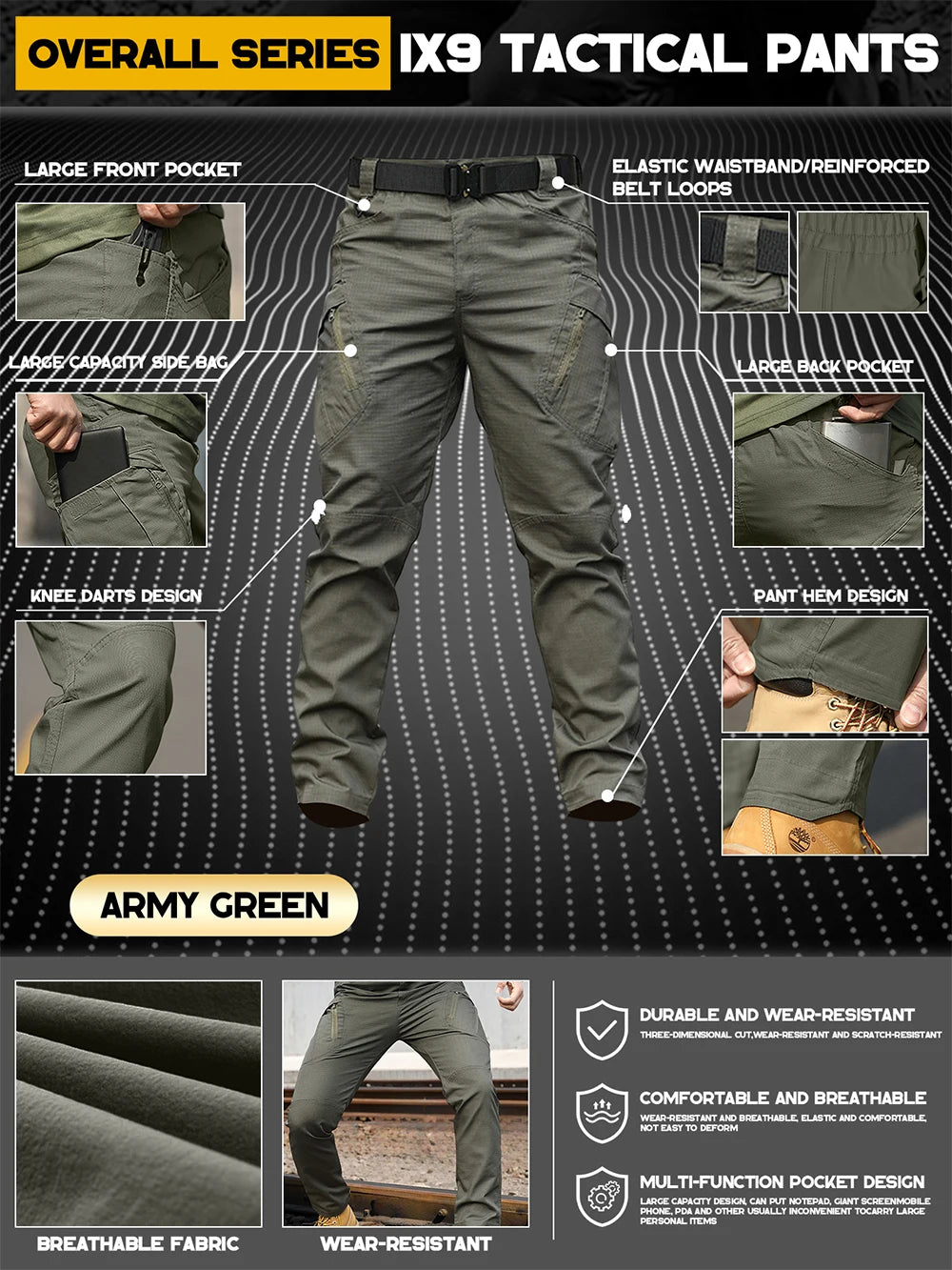 Tactical Men's Wear-resistant Pants