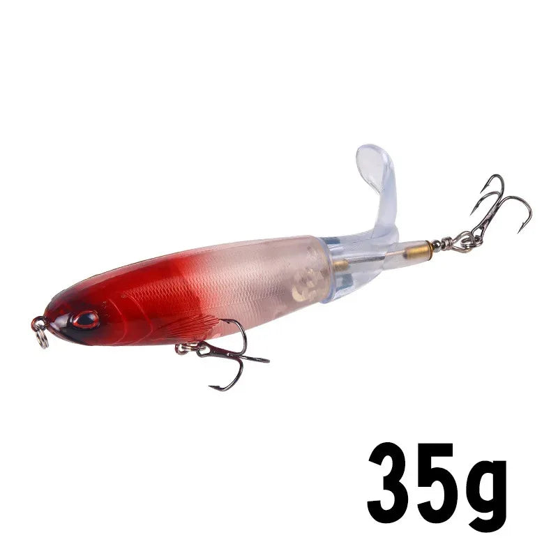 1-8Pcs Topwater Fishing Lure Whopper Popper