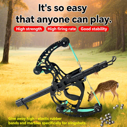 Composite slingshot w/50 shot capacity