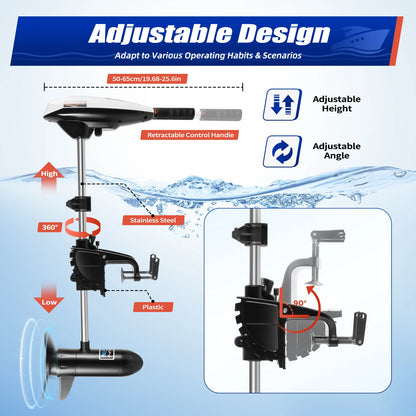 660W Electric Trolling Motor