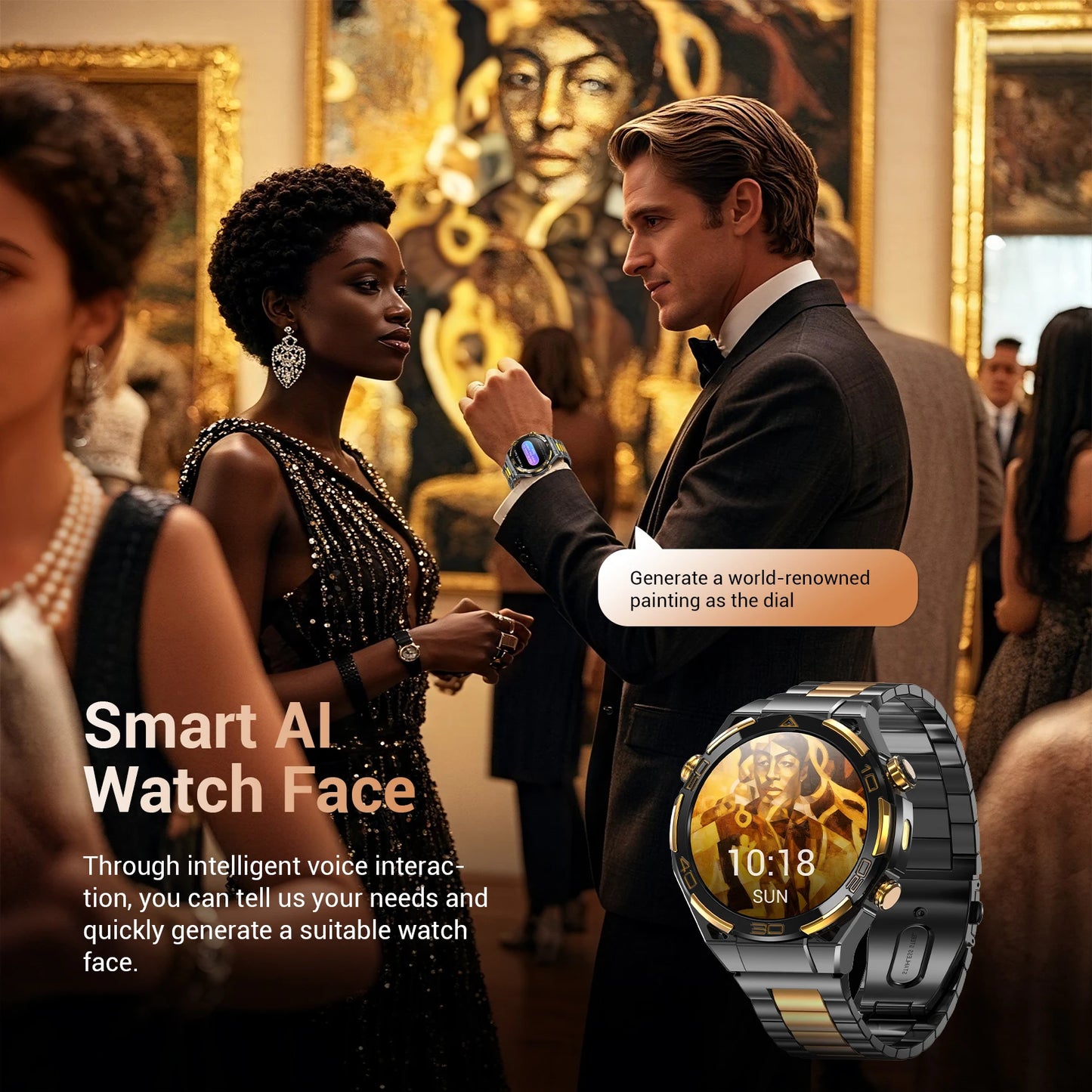 W90Pro GPS Smartwatch with Flashlight