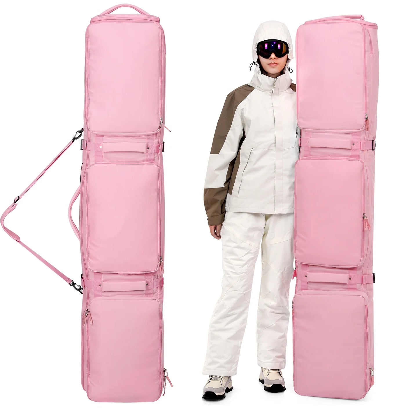 Rolling Skiing Bag