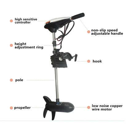 65LBS 12V 660W Electric Trolling Motor