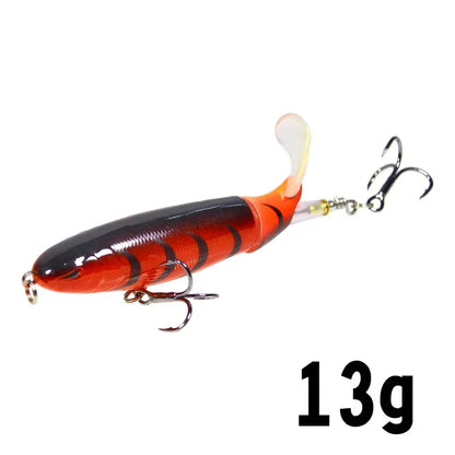1-8Pcs Topwater Fishing Lure Whopper Popper