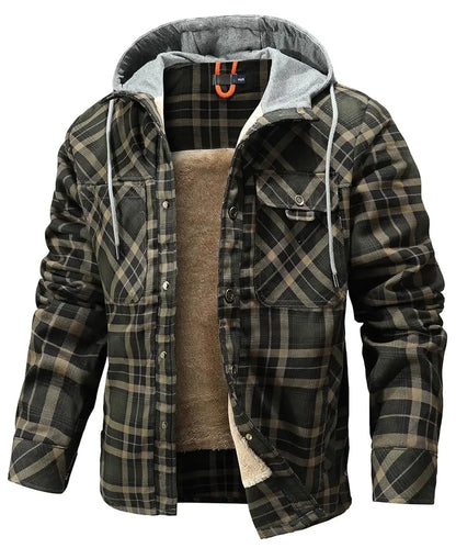 Men's Fleece Hooded Coat