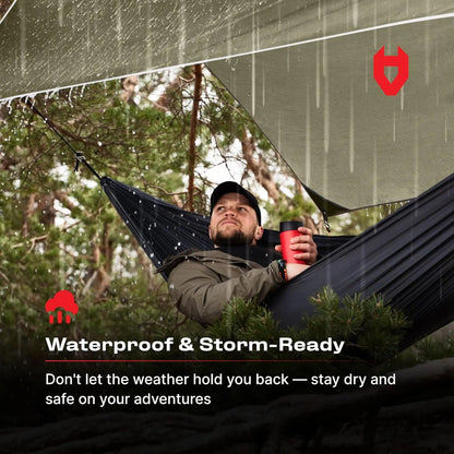 12' x 10' Waterproof Camping Tarp