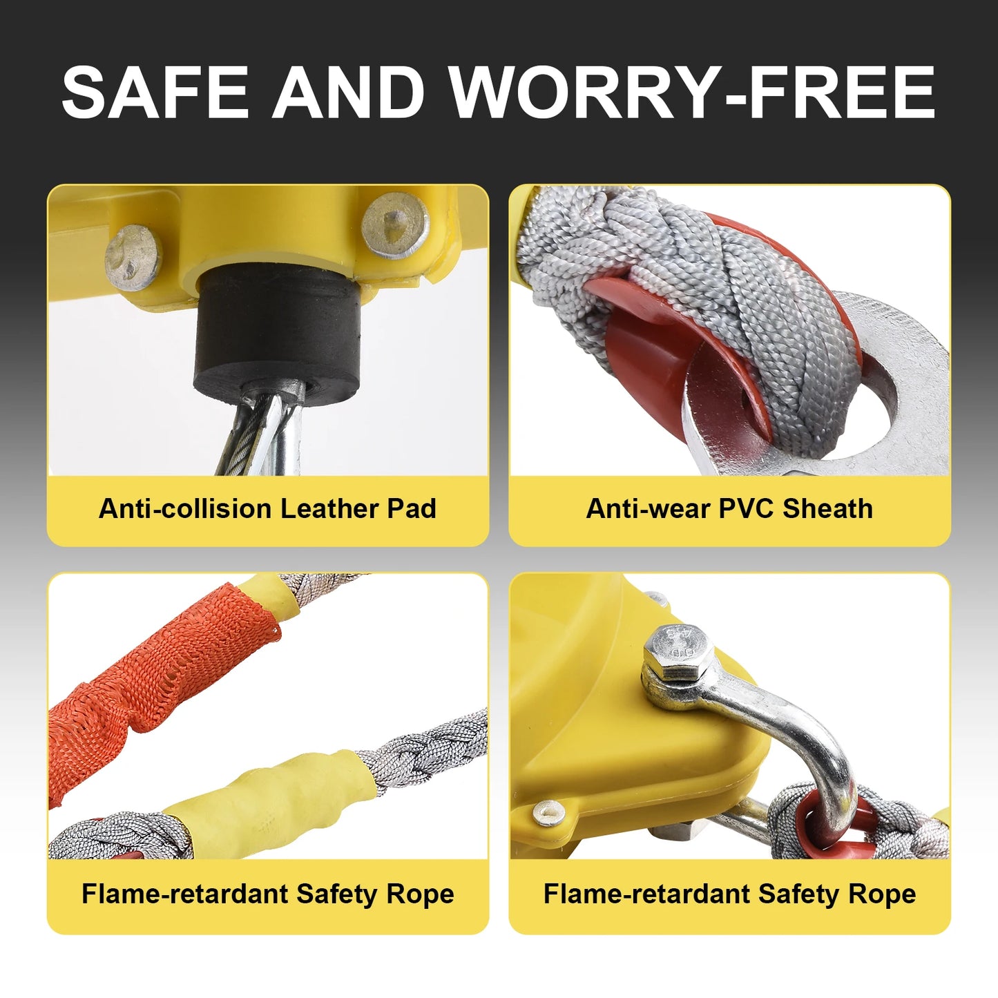 65Ft Retractable Safety Fall Arrester