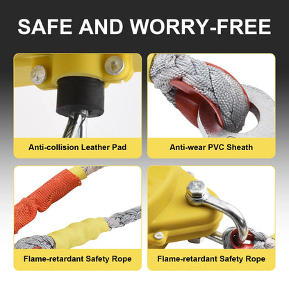 65Ft Retractable Safety Fall Arrester