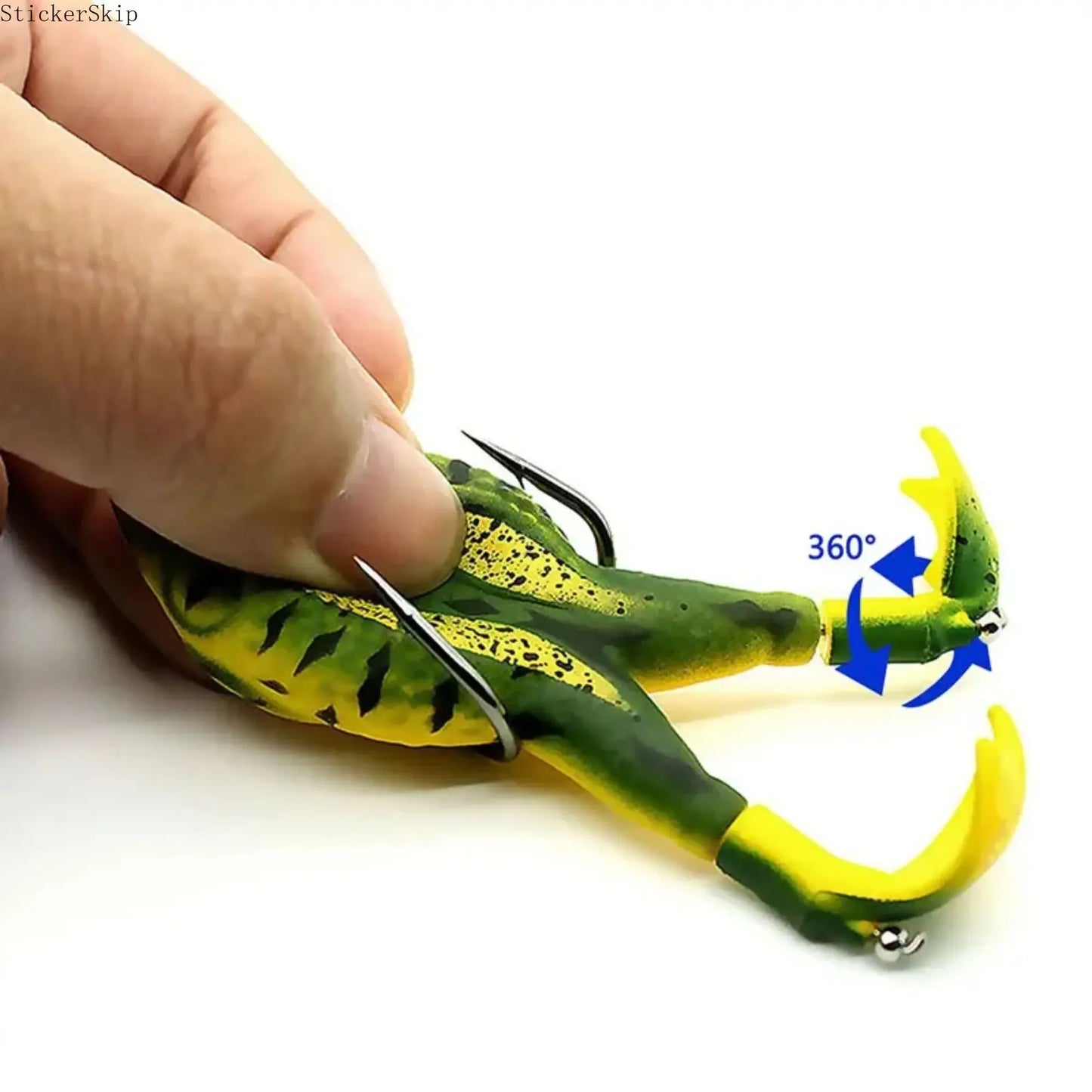 3pcs Topwater Frog Lures
