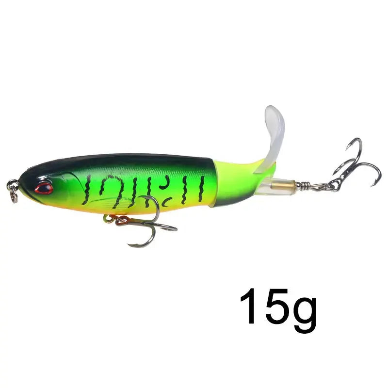 1-8Pcs Topwater Fishing Lure Whopper Popper
