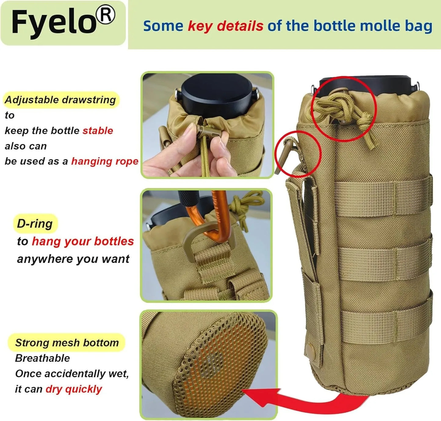 Tactical Water Bottle Pack