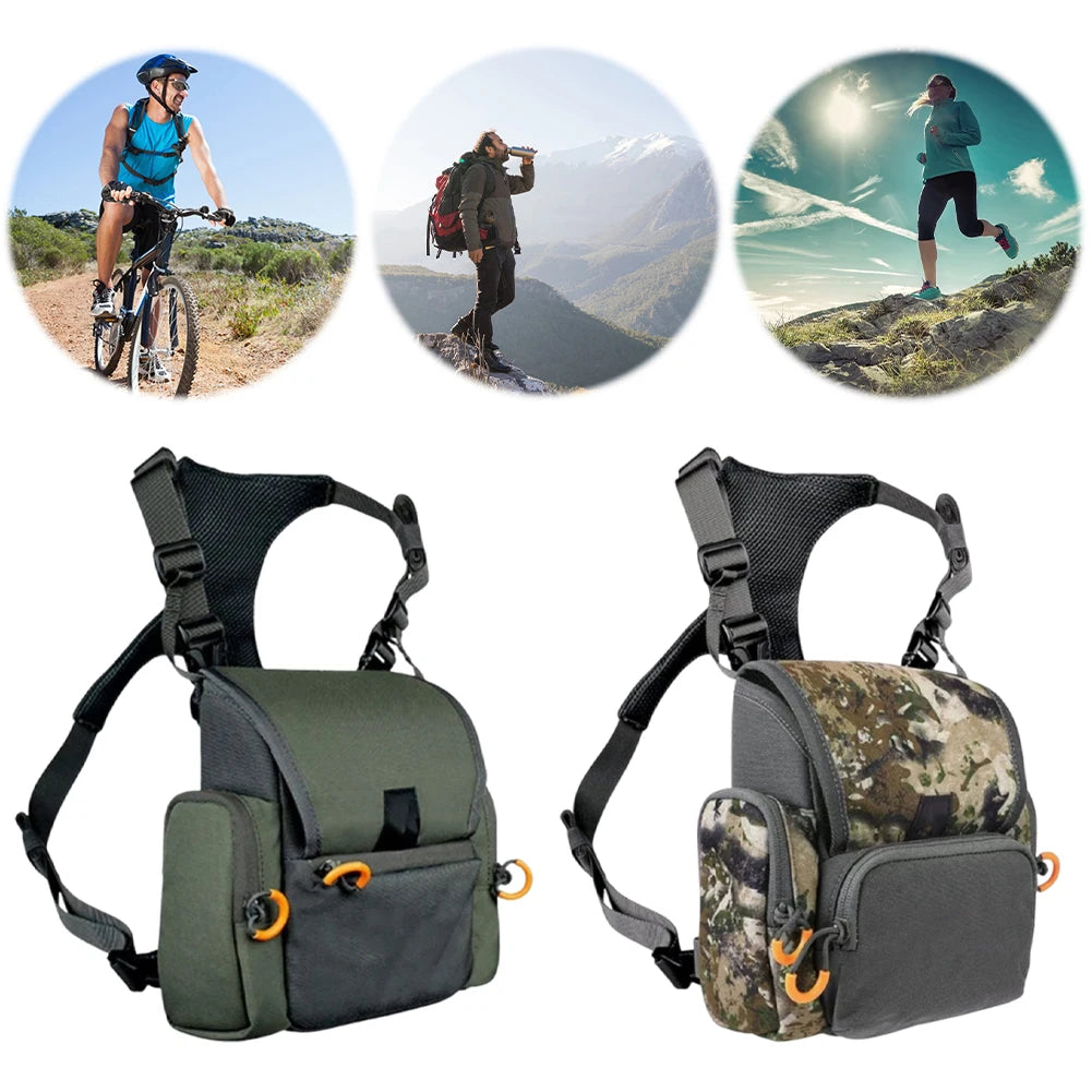 Binocular Harness Chest Pack with Rangefinder Pouch