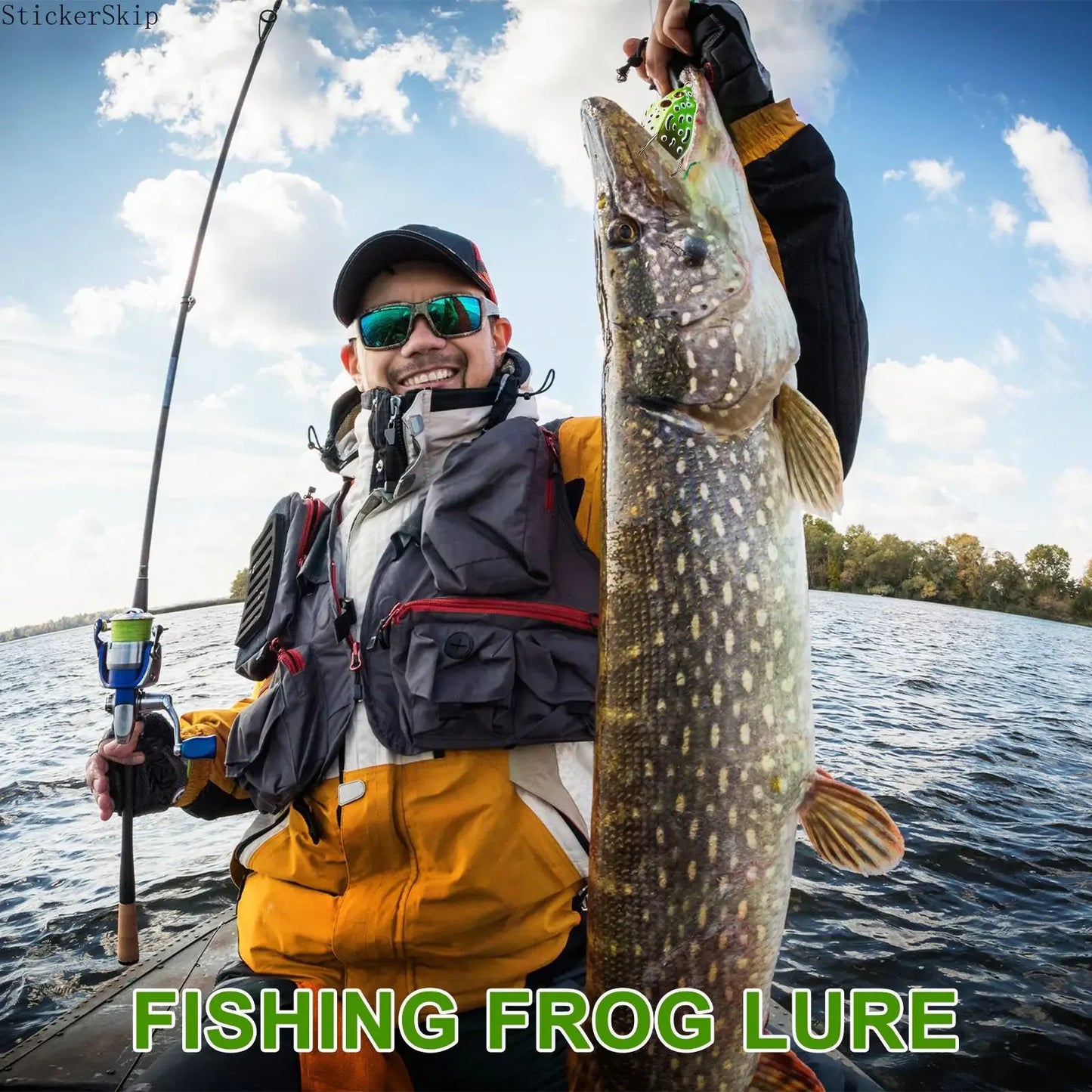 3pcs Topwater Frog Lures