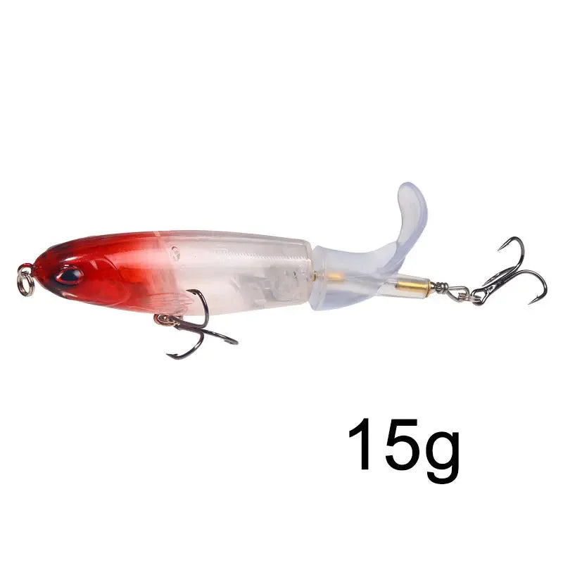1-8Pcs Topwater Fishing Lure Whopper Popper