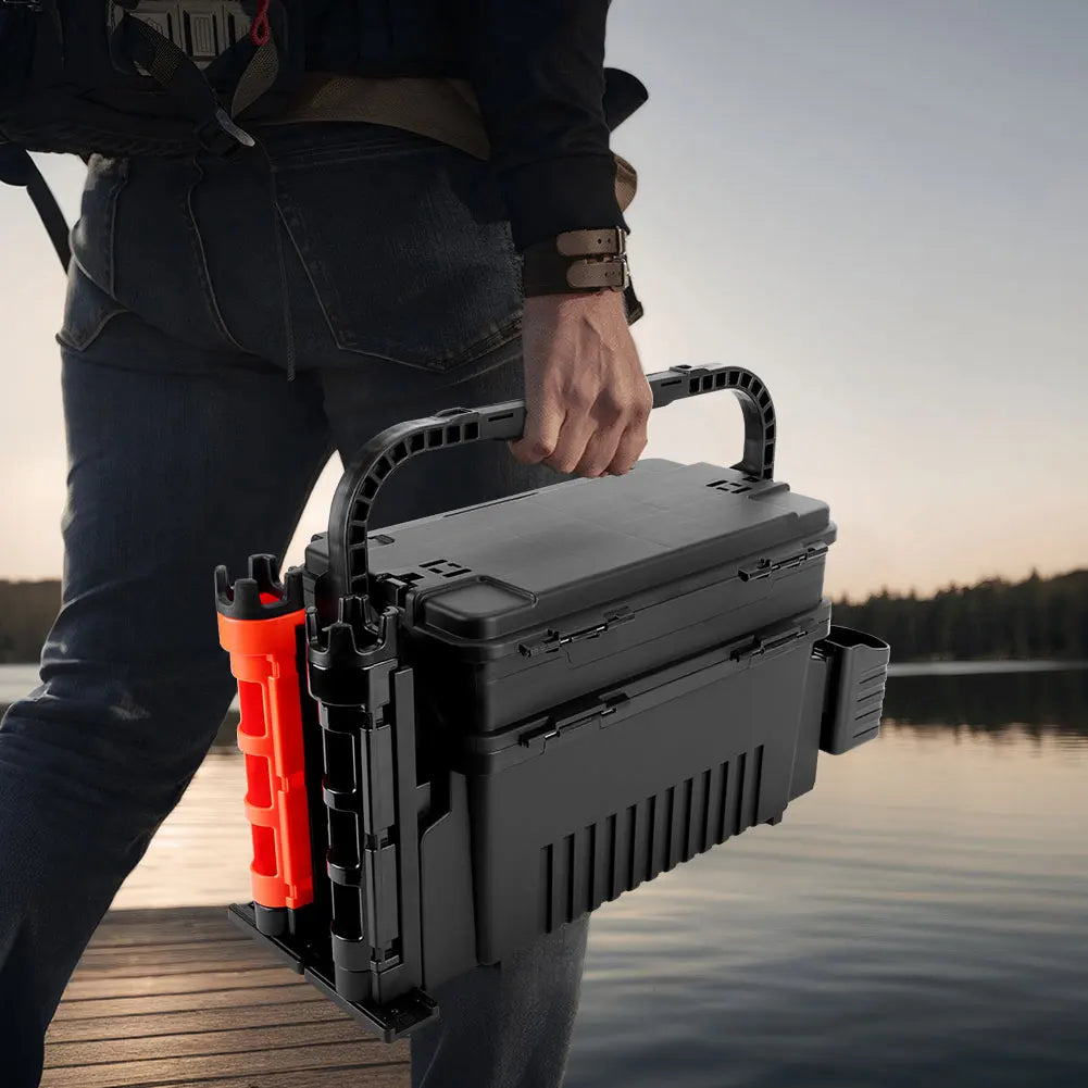 2 Tier Fishing Tackle Box