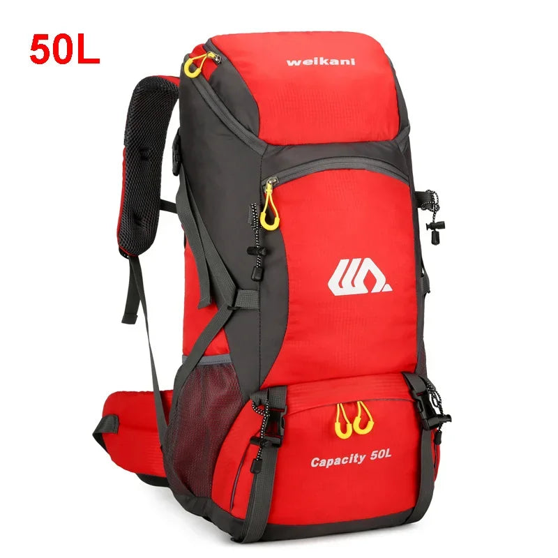 Large 50L Travel Backpack Camping and Hiking