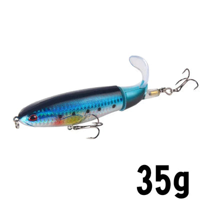1-8Pcs Topwater Fishing Lure Whopper Popper