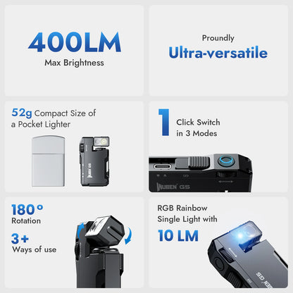 Rechargeable EDC Flashlight