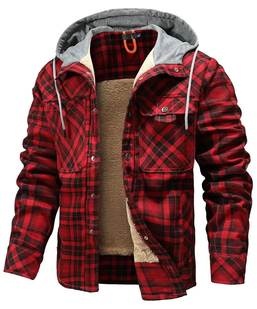 Men's Fleece Hooded Coat