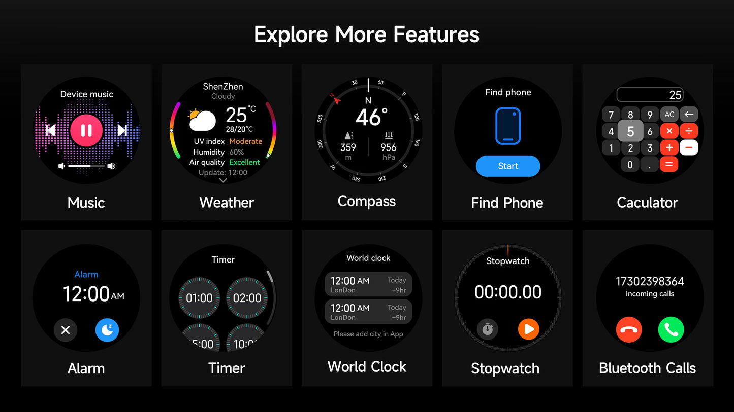 Armor Watch Pro 1.5" Smartwatch