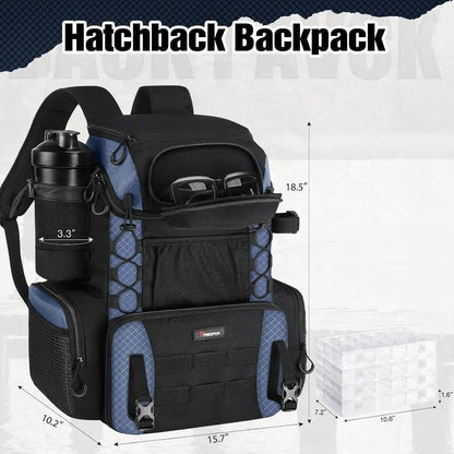 Fishing Backpack with Rod Holders
