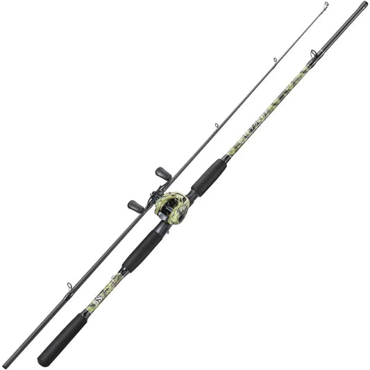 7'0 Fishing Pole Casting Reel Combo, Medium Heavy