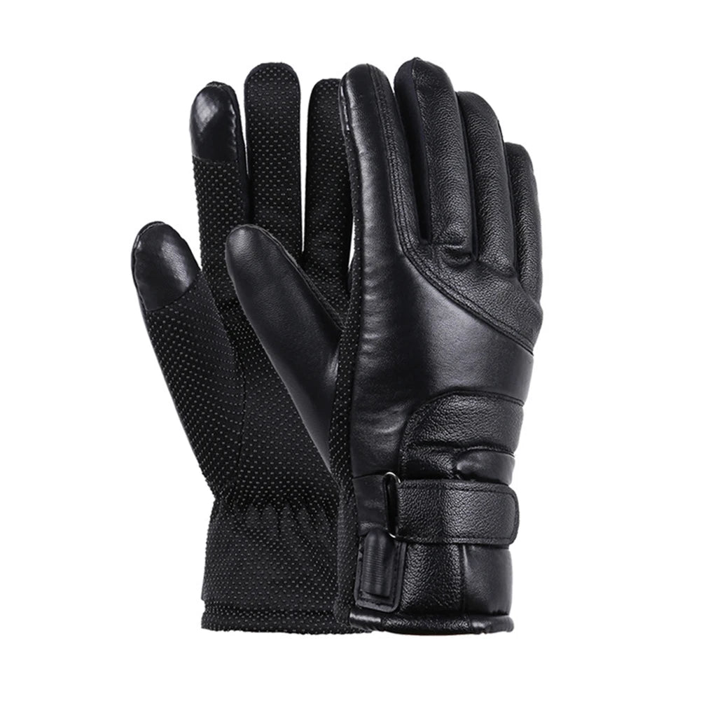 Leather Heated Gloves