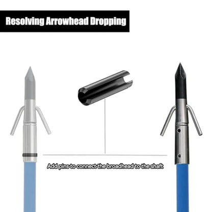 34 inch Bowfishing Arrows for Compound Bow and Recurve Bow