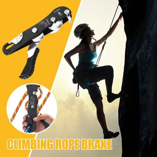 Climbing Stop Descender              Hand Controls Descender Rope Rescue Equipment Rappelling Anti-Panic Belay Devices Self-Locking
