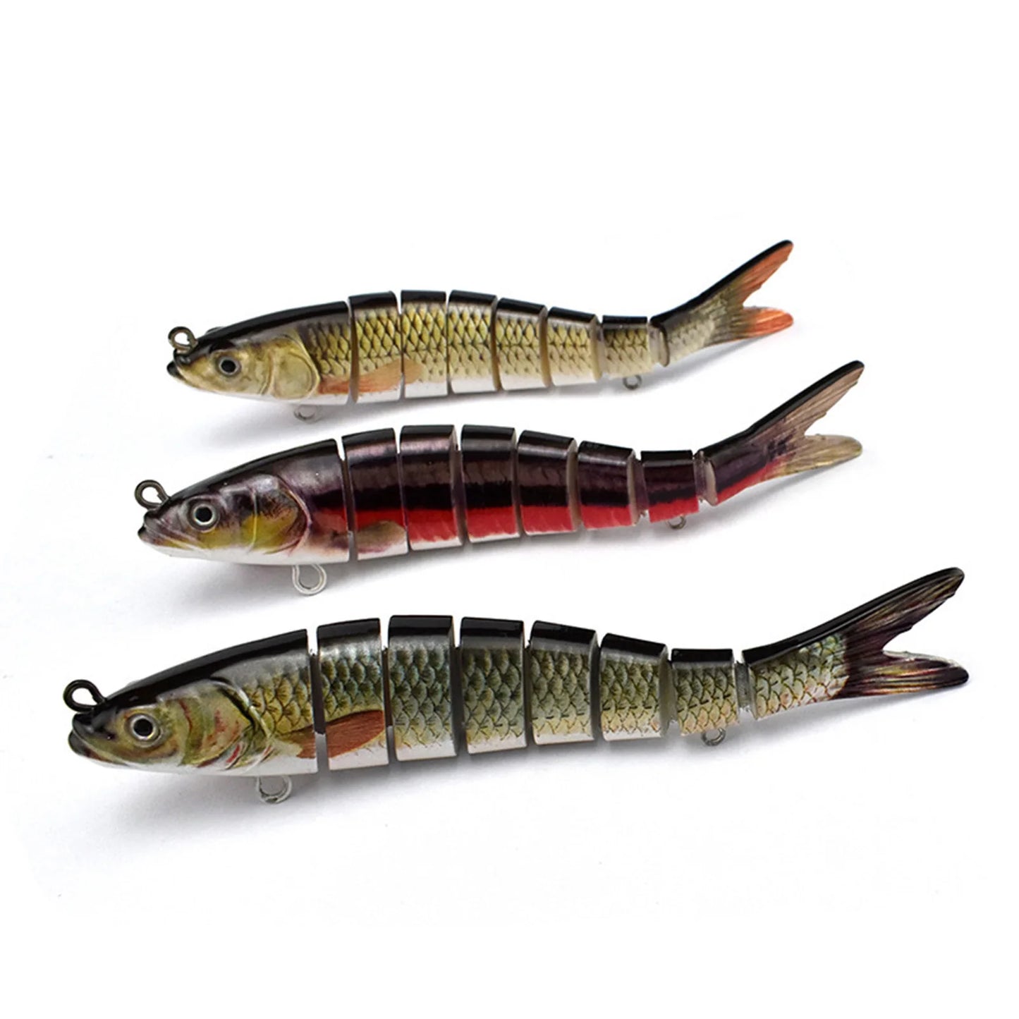 3PCS ABS Plastic Realistic Multi Joint Fishing Lure