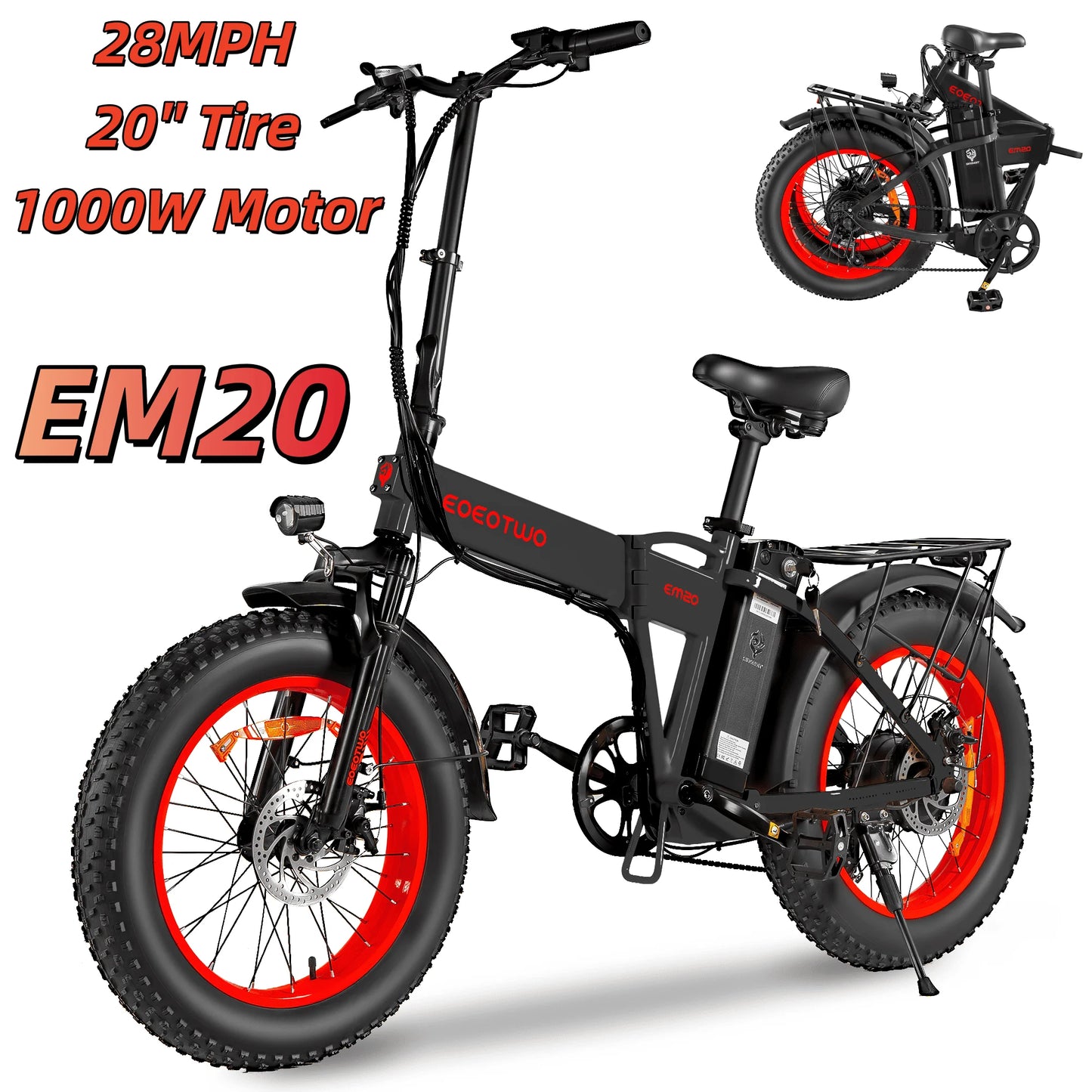 Adult 26" Fat Tire 1500W Peak Motor Electric Bicycle