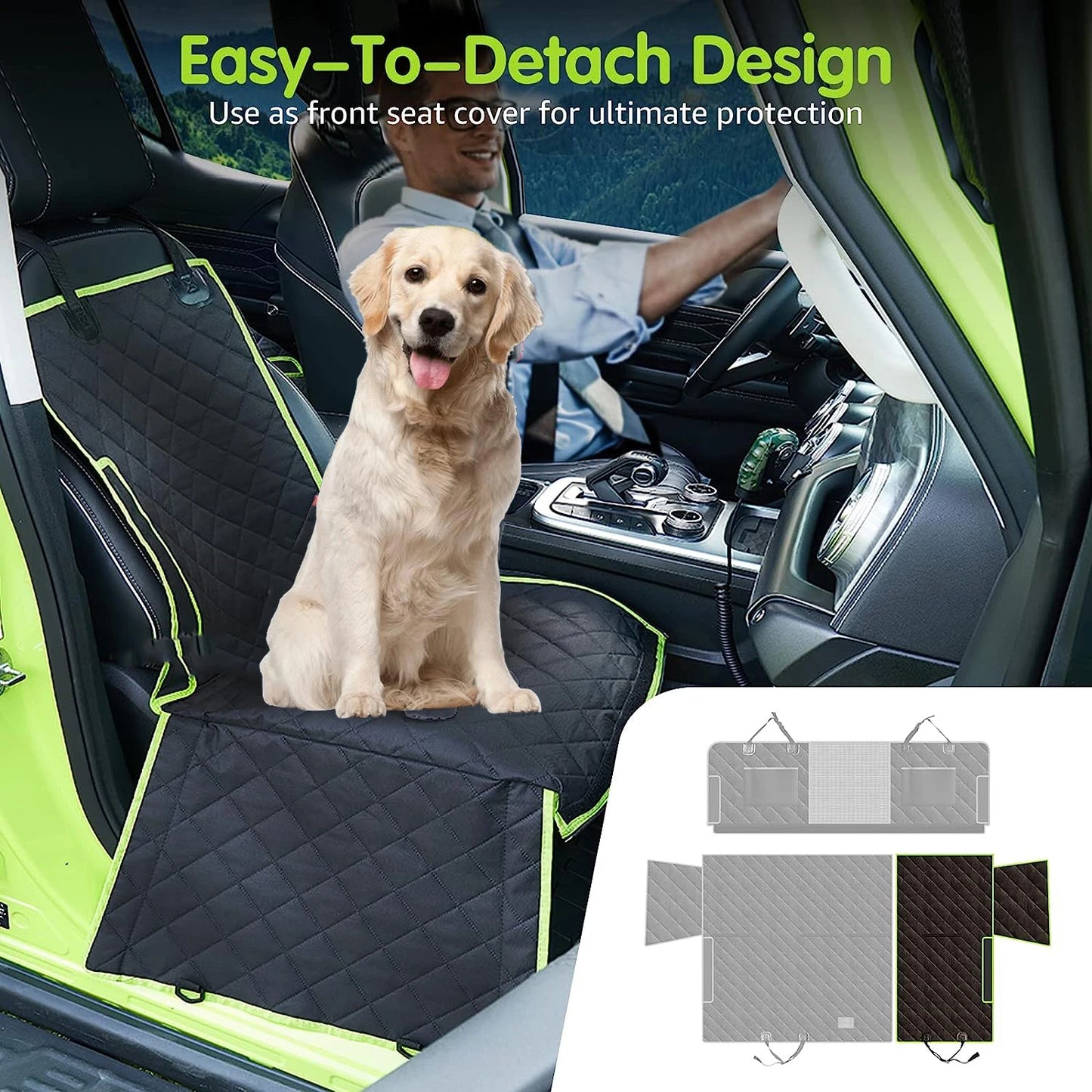 Pet rear seat car cushion