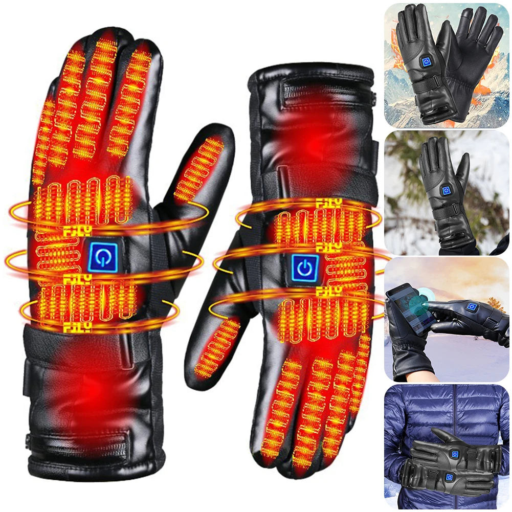 Rechargeable Thermal Touchscreen Gloves