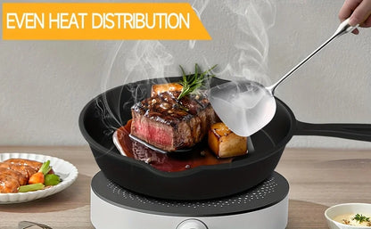 3PCS Pre-Seasoned Cast Iron Skillet Set