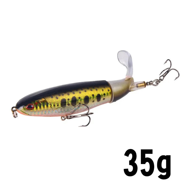 1-8Pcs Topwater Fishing Lure Whopper Popper