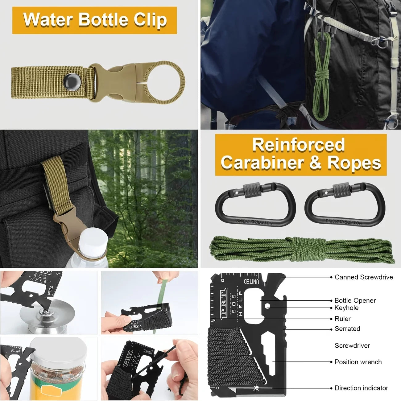 258-Piece Professional Survival Gear Set