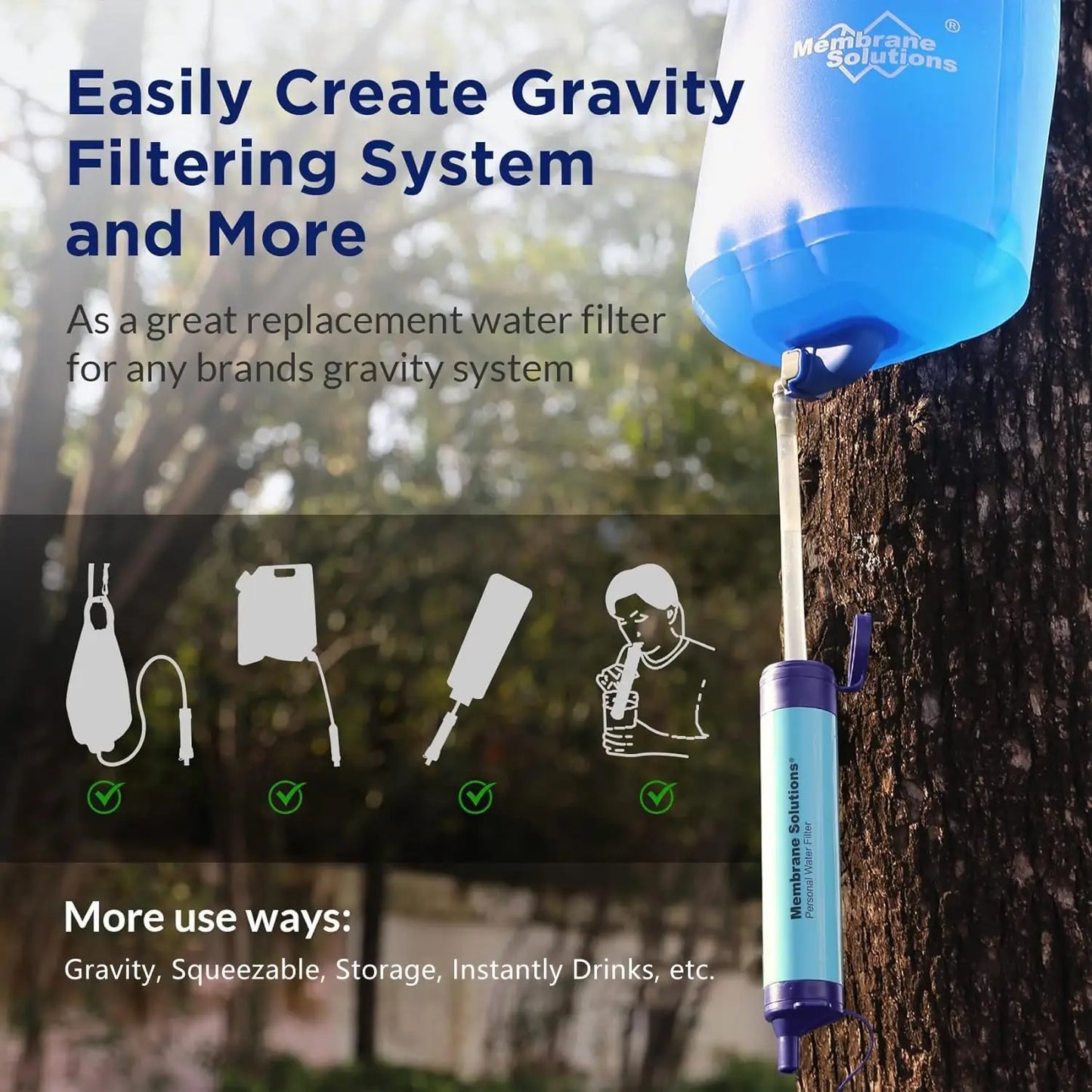 NSF Certified Water Filter Straw