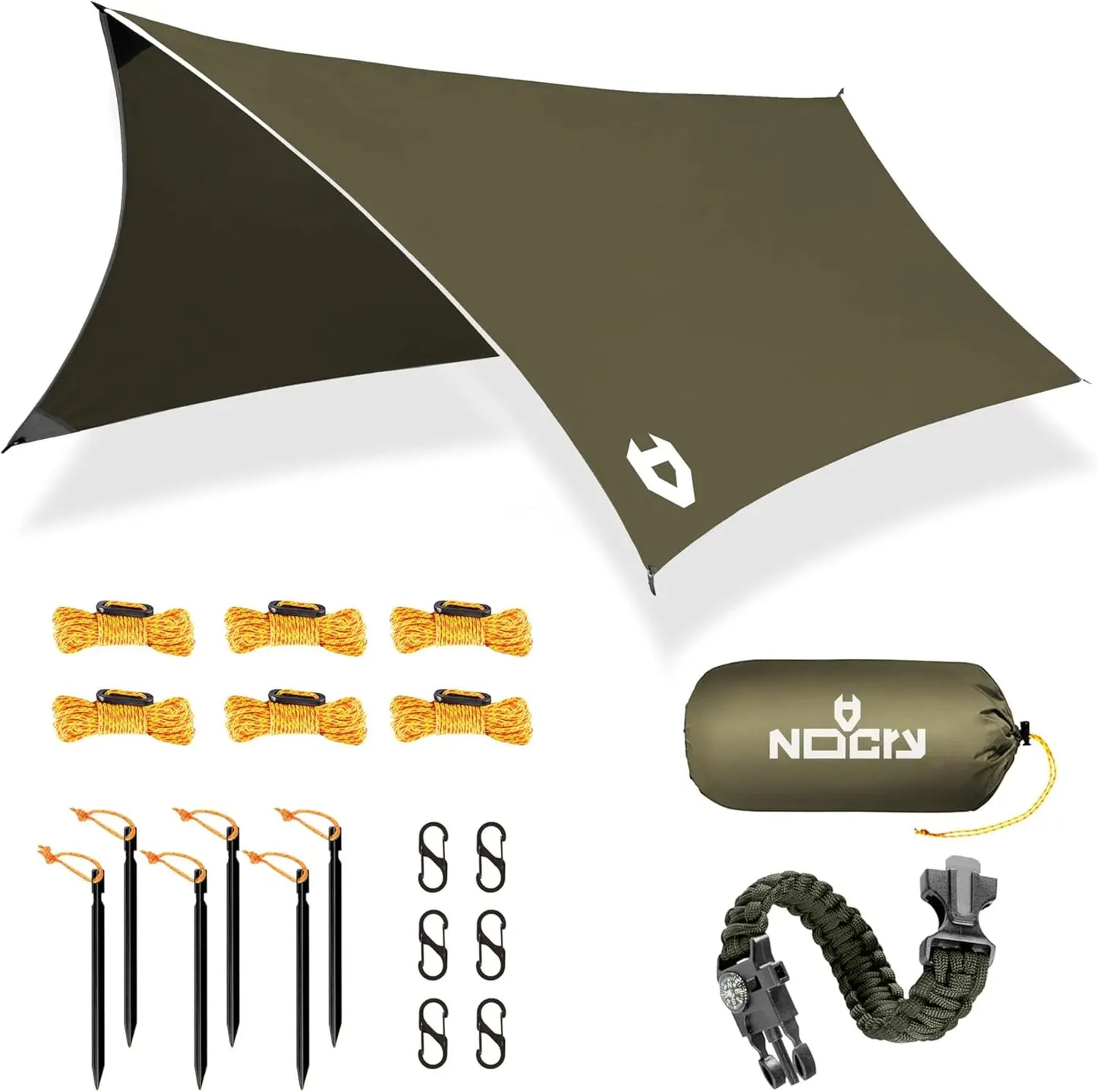 12' x 10' Waterproof Camping Tarp