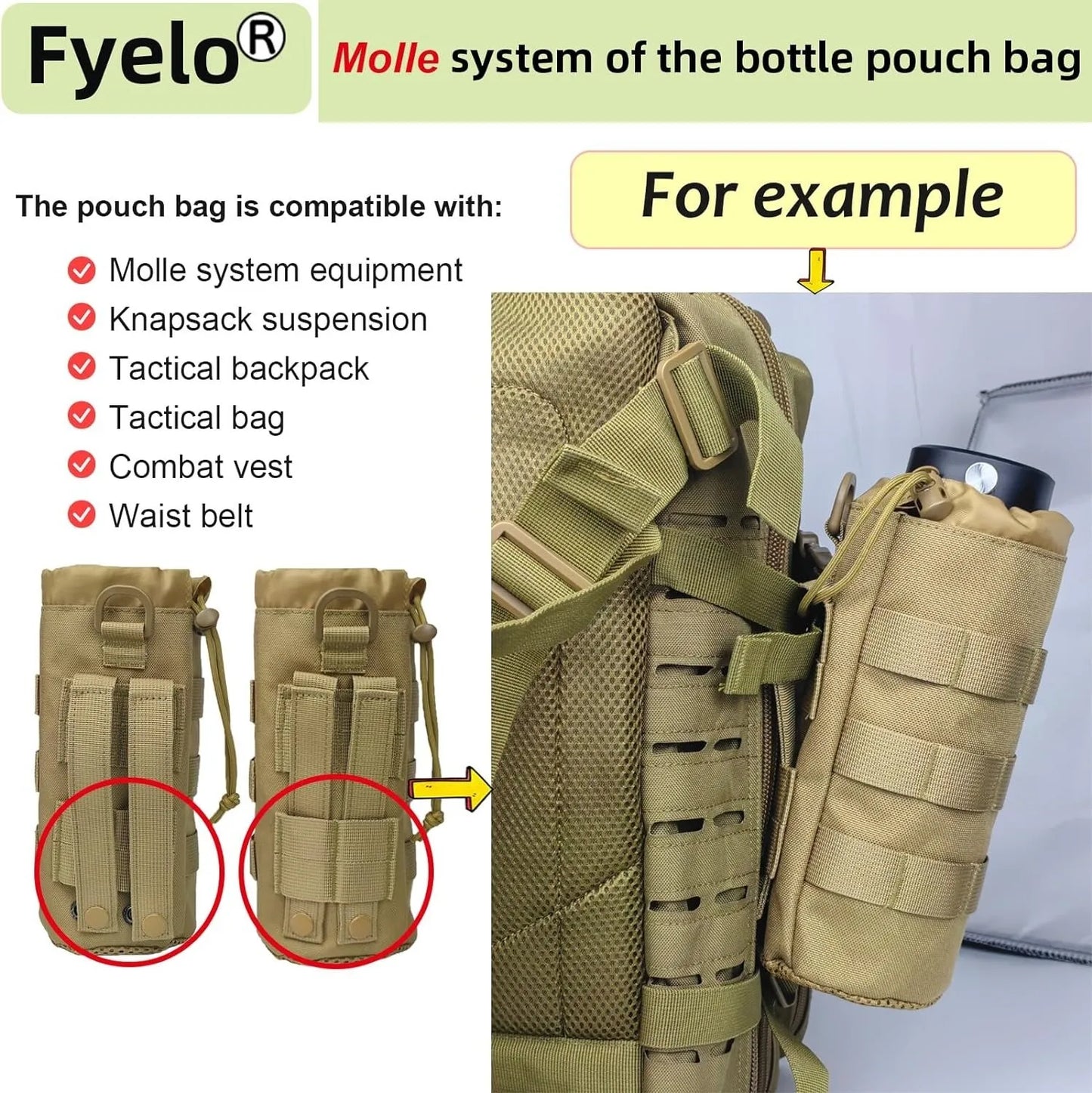 Tactical Water Bottle Pack
