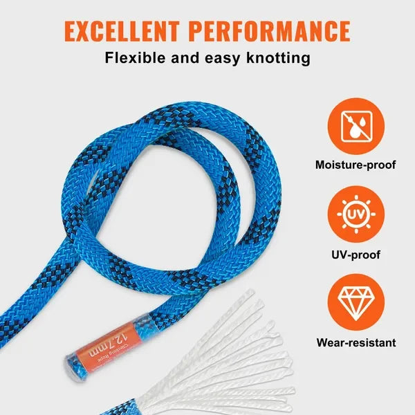12.7mm Static Climbing Rope, 125ft.