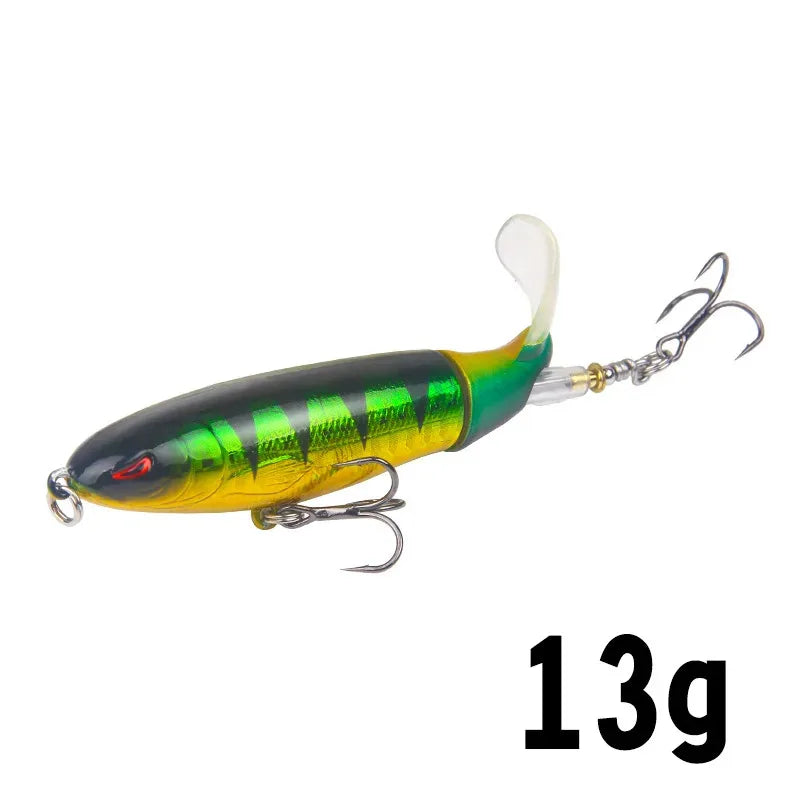 1-8Pcs Topwater Fishing Lure Whopper Popper
