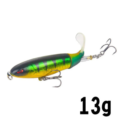 1-8Pcs Topwater Fishing Lure Whopper Popper